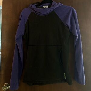 Melanzana Purple and Black Hoodie